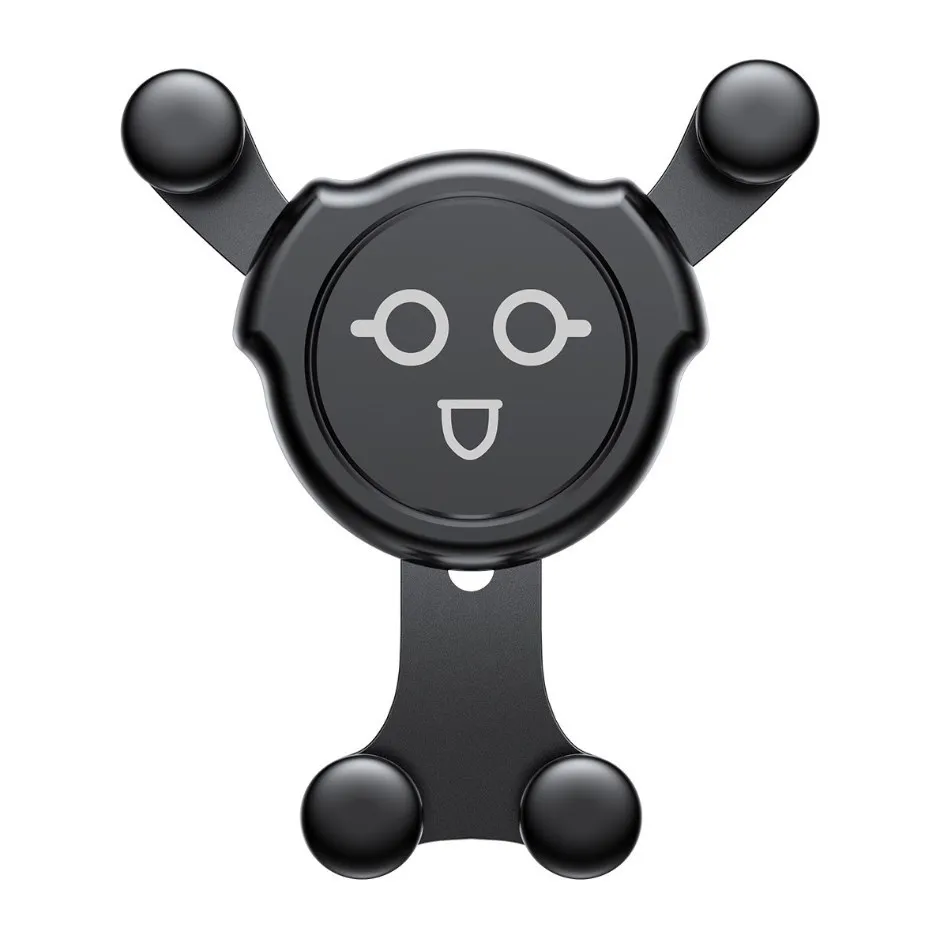 Автомобильный держатель в воздуховод Baseus Emoticon Gravity Car Mount SUYL-EMKX(Черный