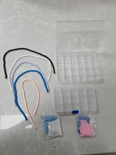 Yidensy-caja de almacenamiento de plástico transparente, caja cuadrada ajustable con ranura de 10/24 para joyas, cuentas, pendientes, organizador, 1 Uds.