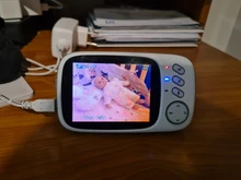 TakTark-Monitor de vídeo inalámbrico para bebé, 3,2 pulgadas, a color, cámara de seguridad portátil, LED, infrarrojo, intercomunicador de visión nocturna