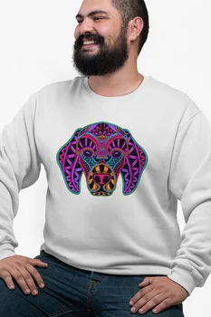 

Angemiel Wear Colorful Sweet Dog White Men 'S Sweatshirt