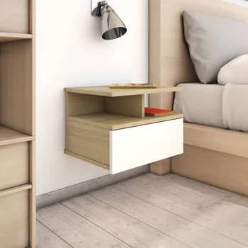 

Bedside Cabinet White Oak Sonoma 40x31x27 cm chipboard tables