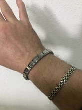 PULSERAS CON abalorio de acero inoxidable para hombre y mujer, joyería a la moda, brazalete corporal, precio al por mayor, novedad de 2019