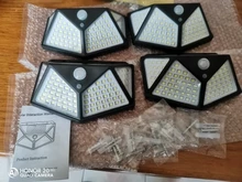 Solar-Light Garden-Decoration Motion-Sensor 100 Led Outdoor Waterproof 102 PIR 