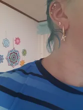 ANENJERY plata esterlina 925 1 par 26 alfabeto carta pendientes de aro inicial Zircon pendientes para Mujeres Hombres joyería de nombre S-E1169