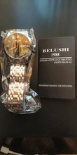 BELUSHI-reloj analógico impermeable de acero inoxidable para hombre, cronógrafo de cuarzo, de negocios, a la moda, nuevo, 2021