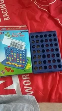 Juego de mesa de línea 4 en A para niños, juguetes educativos plegables, puzle
