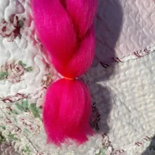 Miss Rola-soporte para extensiones de cabello, 100g, 24 pulgadas, tamaño gigante sintético, BraidsPink, fibra ombré, verde, amarillo, alta temperatura, venta al por mayor