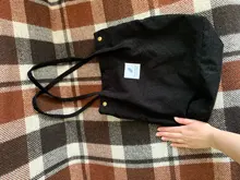 Bolso de hombro de pana para mujer, bolsa de compras reutilizable, informal, para un número dado, 2021