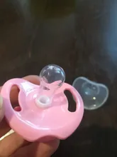 Chupete de diseño de animales de dibujos animados para bebé, mordedor de seguridad de grado alimenticio de silicona, accesorios para recién nacido