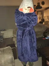 Albornoz de 4 a 18 años para niños, ropa de dormir, bata de baño cálida y suave, pijamas para niñas, adolescentes, de franela, otoño e invierno, 2020