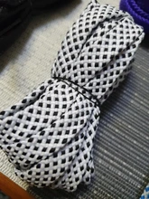 Flat Shoelaces Sneaker Double-Layer Checkered Hollow Fashion Polyester 1-Pair PD1 100/120/140cm