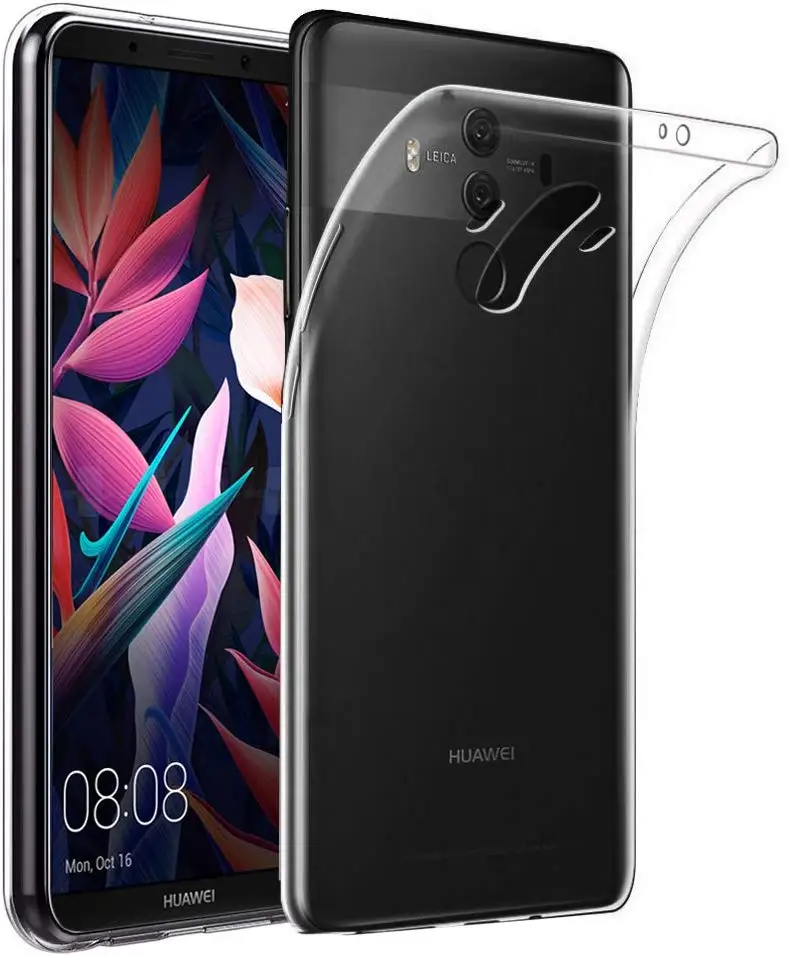 Гелевый прозрачный чехол-подставка из ТПУ для huawei Matte 10