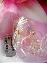 Light USB Window-String-Lights Led Curtain Festoon Remote-Control Party-Decoration Fairy-Christmas-Garland