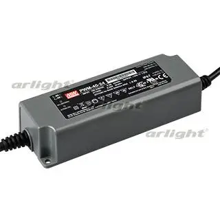 021004 Блок питания PWM-40-24(24V, 1.67A, 40W, 0-10V, PFC) [IP67 Пластик, 5 лет] Коробка-1 шт. ARLIGHT-Блок питания / AC^24