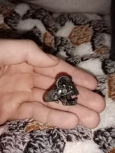 Anillo de acero inoxidable gótico Vintage para hombre, anillo de calavera para hombre, anillo con grabado de motocicleta, accesorios de joyería