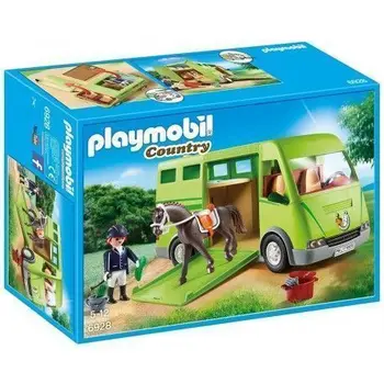 

Playmobil Horse Box Transport Horse color green, gray