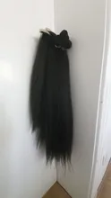 Nature Hair Weave 26Inch Synthetic Hair Extensions Yaki Straight Hair Bundles Ombre Brown Kinky Curly Hair Bundles Free Shipping