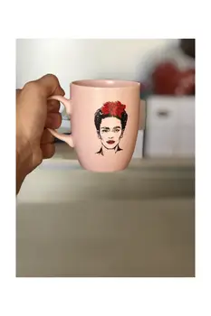 

Frida Kahlo Themed Ceramic Coffee Cups Gift for Friends Present Decoration Personalized Custom White Mug Cup