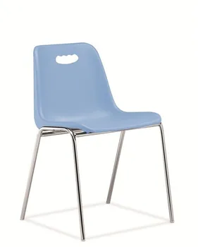 

Chair ENCLOSURE with handhold, chrome plated, skyblue