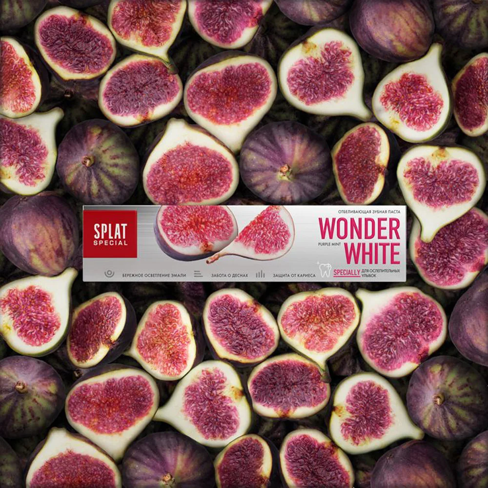 SPLAT WONDER WHITE / ВОСХИТИТЕЛЬНАЯ БЕЛИЗНА Зубная паста 75мл