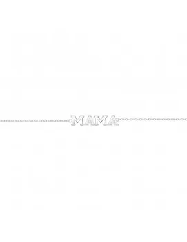 

Bracelet Silver Mama with Zircons