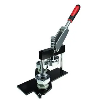 

XZJ-8 Button Badge Machine Body Fast Dial System Easy To Use Aluminum Body Push-Button And A Lot Basabilme Feature