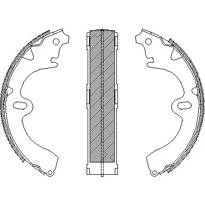 Drum pads  Toyota Corolla 1.3-1.8D 83-92 REMSA 4345.00 | Автомобили и мотоциклы