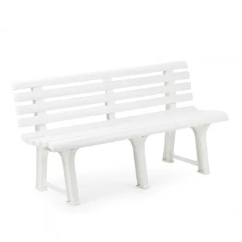

Garden bench orchid white 145x49x74cm Progarden
