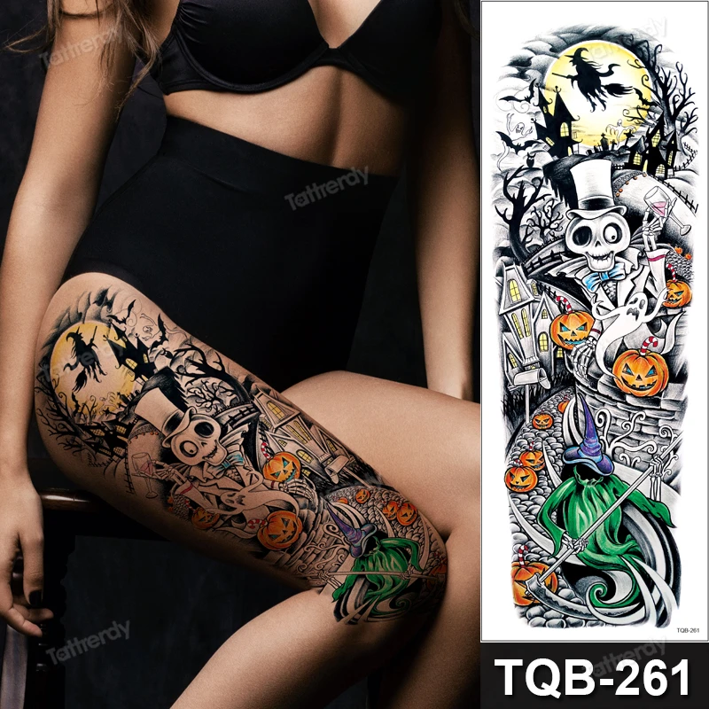 TOP 20 Best Halloween Tattoo Sleeve Ideas For Men  TattooTab