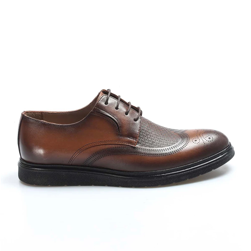 Genuine Leather Men's Shoes Black Brown Dark Brown Men's Loafer Shoes ...