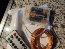 String-Light Timing-Battery Christmas-Decoration Remote-Control Festive Party Copper