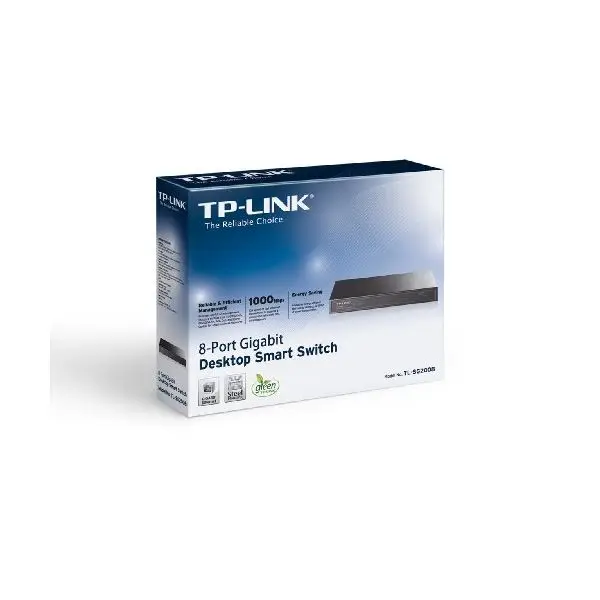 Настольный коммутатор TP-LINK Smart TL-SG2008 8P Gigabit VLAN