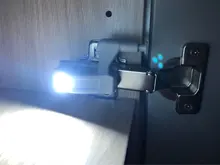 Lamp Wardrobe Cupboard Closet Intelligent-Cabinet-Lights Led-Sensor Inner-Hinge Door