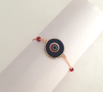 

Pafuli Handmade Evil Eye Bracelet Navy Blue
