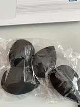 Aplicador de maquillaje negro, esponja supersuave, licuadora de polvo, base suave, contorno, difuminado