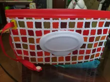 Toallitas húmedas con estampado de dibujos animados para bebé, bolsa de toallitas húmedas reutilizables, contenedor para toallitas húmedas para el cuidado de la piel del bebé, bolsa de toallitas de viaje