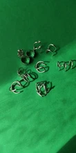 12pc de acero inoxidable Clip oreja manguito aretes falso cartílago pendientes lote Clip no perforante en pendientes para las mujeres