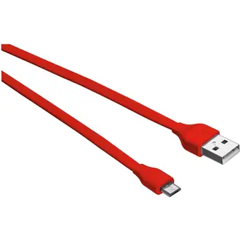 

Micro-USB to USB cable flat cable 1 m to charge and sync your smartphone - RossoTRUST URBAN5.56