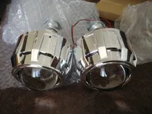 Projector-Lens Led-Bulb Car-Headlight RACBOX Xenon Motorcycle Universal Black Shroud