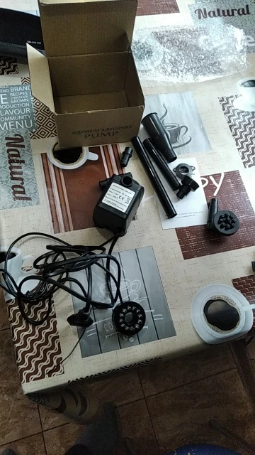 USB Water Pump Ultra-quiet with Power Cord Waterproof Fountain with 12 LED Light for Garden Water Pump Aquarium Fountain фонтан photo review