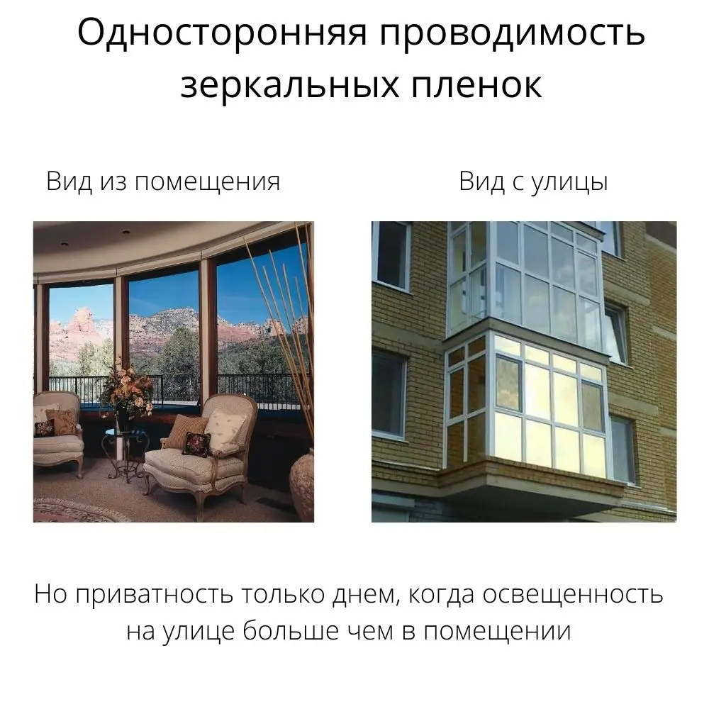 Silver 15 Пленка Сильвер на окно. Солнцезащитная зеркальная пленка ...