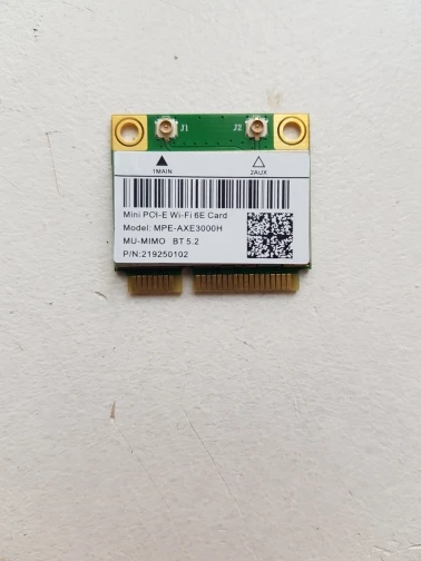 Отзыв о товаре Беспроводной адаптер Wi-Fi 6, 3000 Мбит/с, Mini PCI-E карта Bluetooth 5.0 Wlan для ноутбука Wi-Fi карта 1/802 AX/ac 2,4 ГГц/5 ГГц MU-MIMO Windows 10 от пользователя S***k