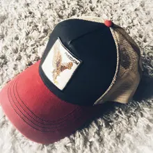 TQMSMY-sombreros de béisbol con bordado para hombres y mujer, gorras de béisbol de verano con viñetas bordadas de animales salvajes, rejilla transpirable, hip hop, unisex