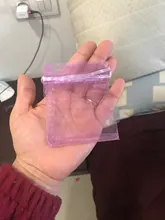 Bolsas con cordón de Organza para joyería, embalaje de joyería, regalos de boda, 22 colores, 5x7, 7x9, 9x12cm, 50 unids/lote