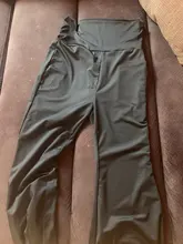 Pantalones Hippie de campana de cintura alta para mujer, pantalones elásticos acampanados, Color sólido, primavera y verano, 2021