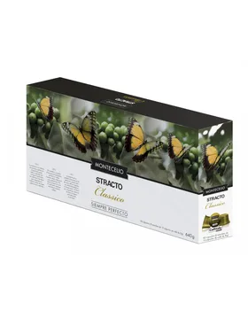 

STRACTO Coffee Capsules Stracto Classico. Lifelike 100% Arabica. America AND Kenya. System Caffitaly. Tray Box 80 Tablets