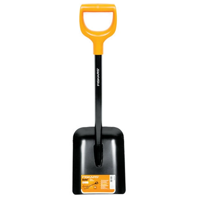 Лопата совковая укороченная Fiskars Solid(1026649