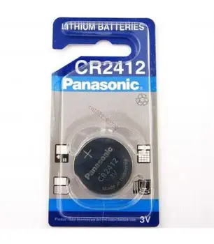 

Pilas de boton Panasonic bateria original Litio CR2412 3V en blister 2X Unidades