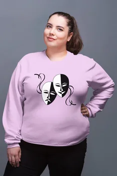 

Angemiel Wear Face Pink Women Sweatshirts
