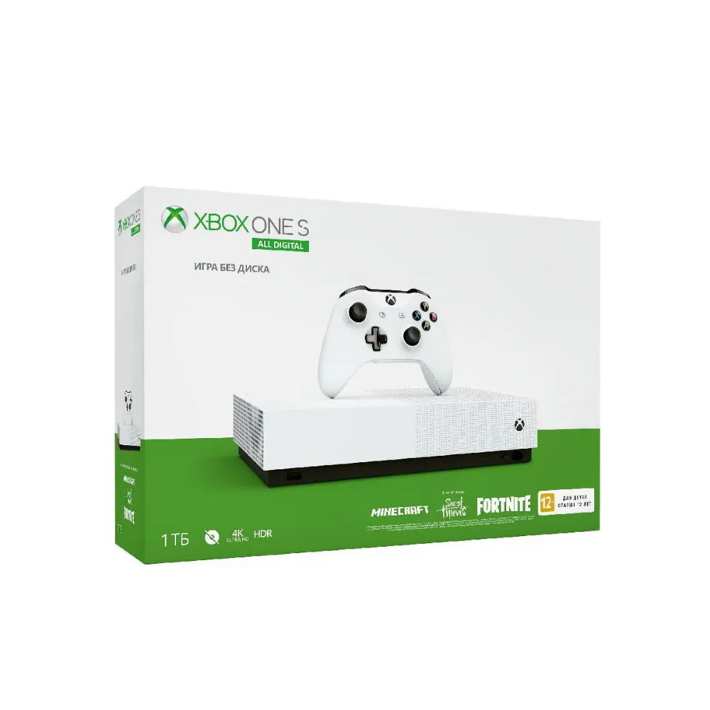 Игровая консоль Xbox One S 1TB All Digital SOT Minecraft Fortnite|Игровые консоли| |
